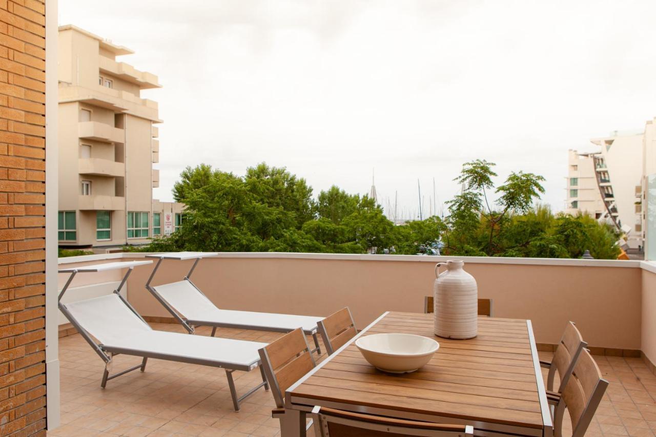 Vista Mare Vicino Alla Darsena Di Apartamento Rímini
